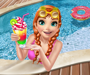 Ice Princess Pool Time - 冰公主泳池时间