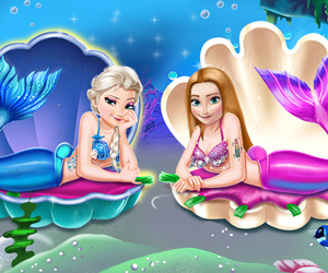 Mermaid Princesses Dress up H5 - 美人鱼公主装扮 H5