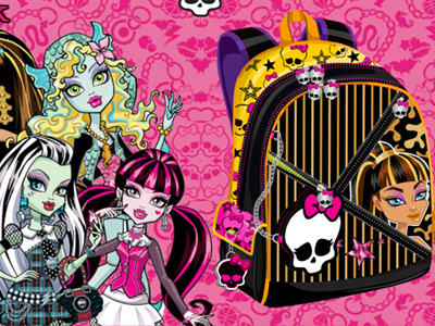 Design Your Monster High Backpack - 设计你的 Monster High 背包