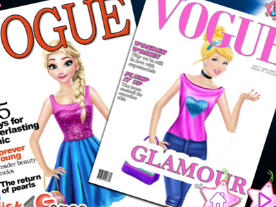 Princesses On Vogue Cover - 时尚封面上的公主