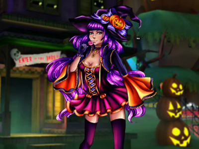 Halloween Witch Dress! - 万圣节女巫礼服！
