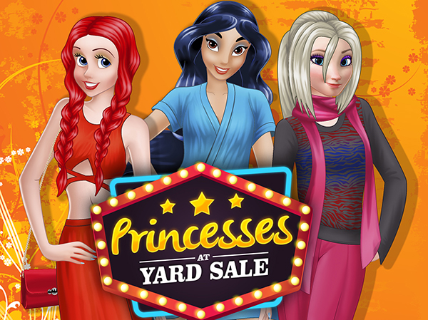 Princesses at Yard Sale - 庭院拍卖中的公主们