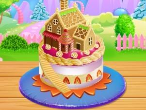 Doll House Cake Cooking - 娃娃屋蛋糕烹饪