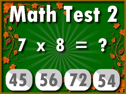 Math Test 2 - 数学测试 2