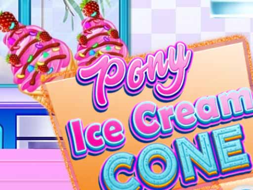 Pony Ice Cream Cone - 小马冰淇淋蛋卷