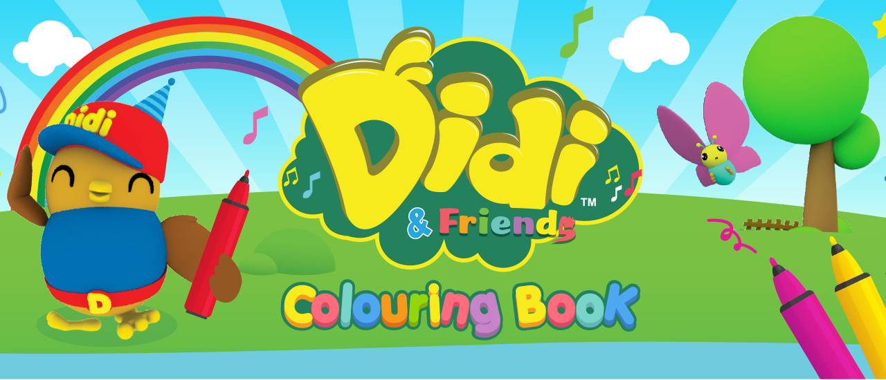 Didi & Friends Coloring Book - 滴滴与好友图画书