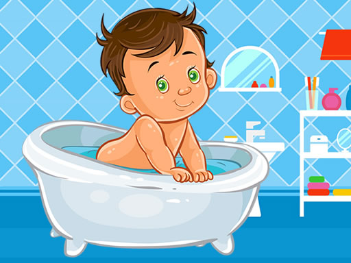 Baby Bath Jigsaw - 婴儿沐浴拼图