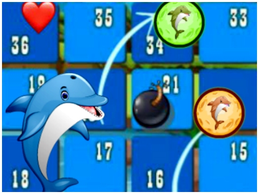 Dolphin Dice Race - 海豚骰子比赛
