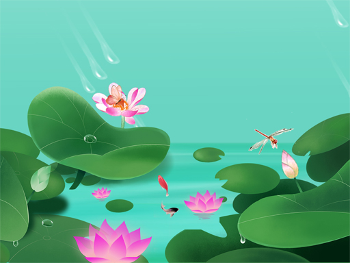 Lotus Flowers Slide - 莲花滑梯