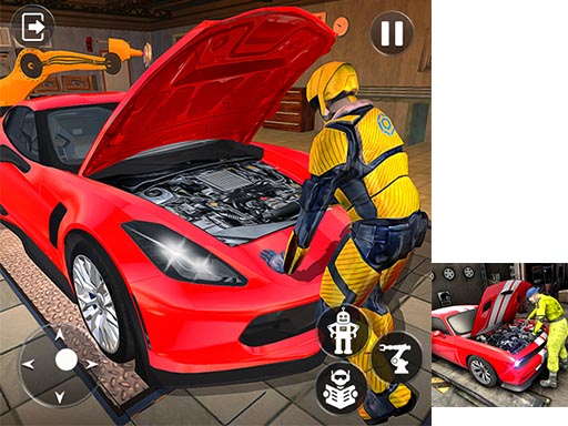 Car Mechanic Auto Workshop Repair Garage - 汽车修理工汽车车间修理车库