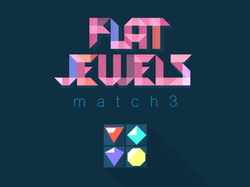 Flat Jewels Match 3 - 扁平珠宝第 3 场比赛