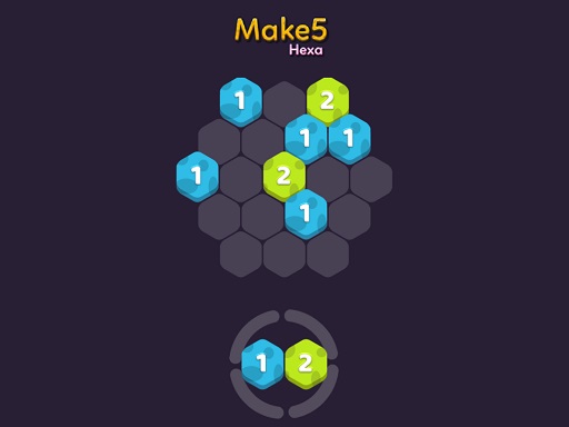 Make 5 Hexa - 制作 5 个六边形