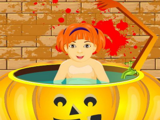 Little Baby Halloween Bathing - 小宝宝万圣节沐浴