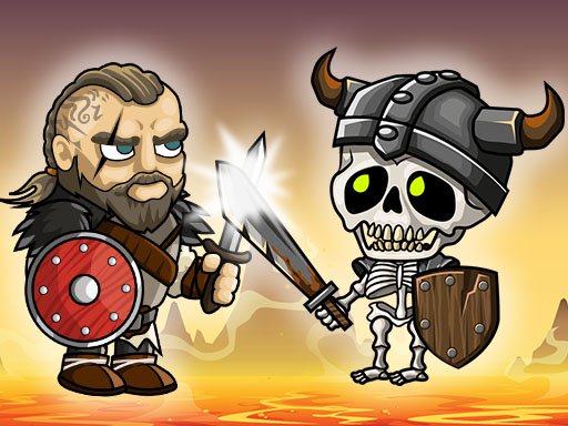 Vikings VS Skeletons Game - 维京人 VS 骷髅游戏
