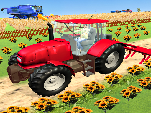 Modern Tractor Farming Simulator: Thresher Games - 现代拖拉机农业模拟器：脱粒机游戏