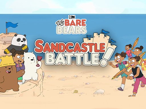 SandCastle Battle - We Bare Bears - 沙堡之战 - 我们裸熊