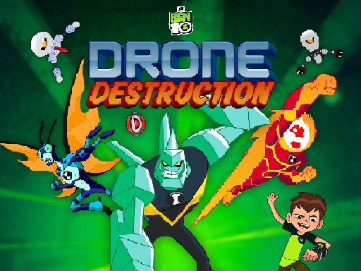 Ben 10 Drone Destruction - Ben 10 无人机破坏