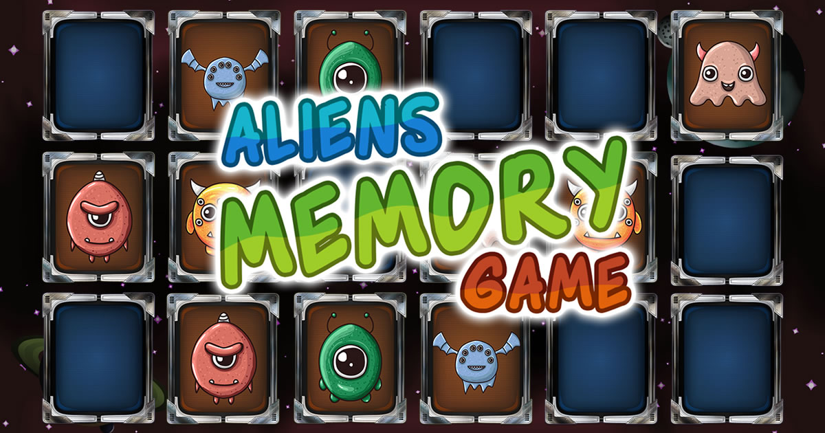 Aliens Memory Game - 外星人记忆游戏