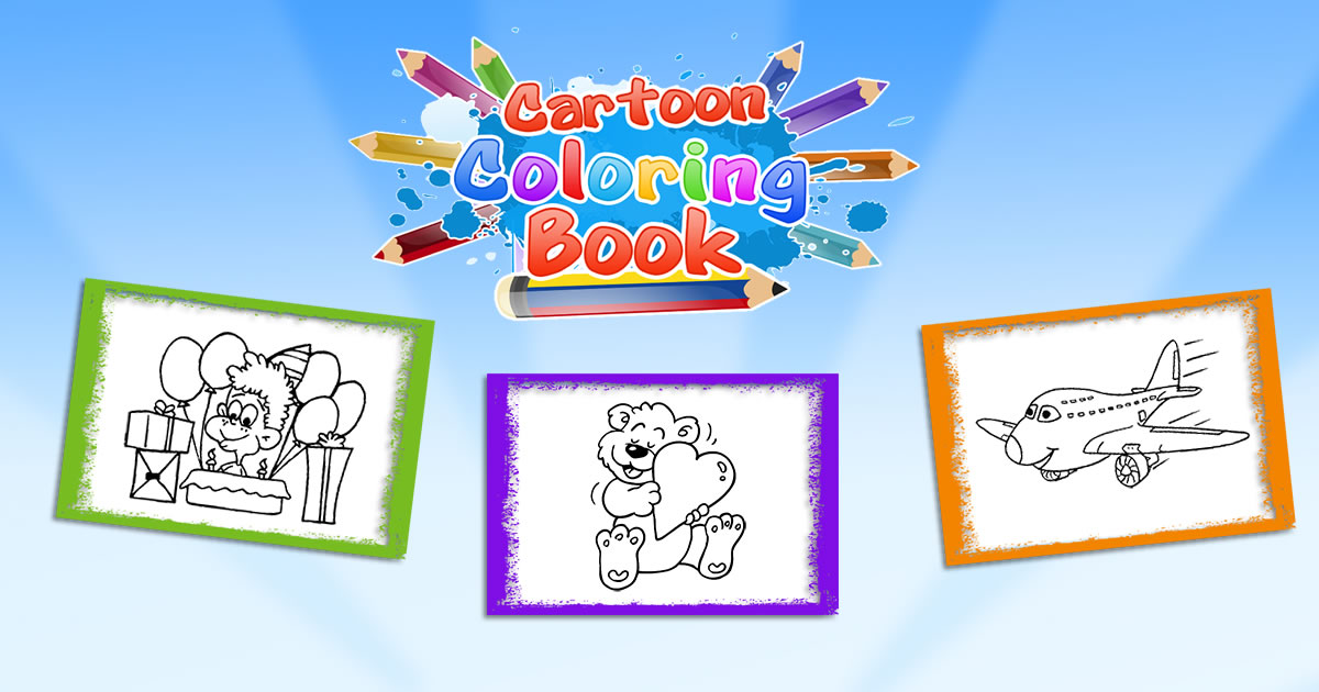 Cartoon Coloring Book - 卡通图画书