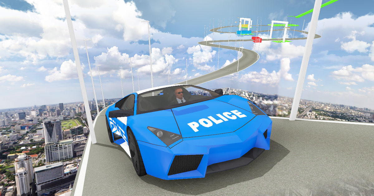 Impossible Police Car Track 3D 2020 - 不可能的警车轨道 3D 2020