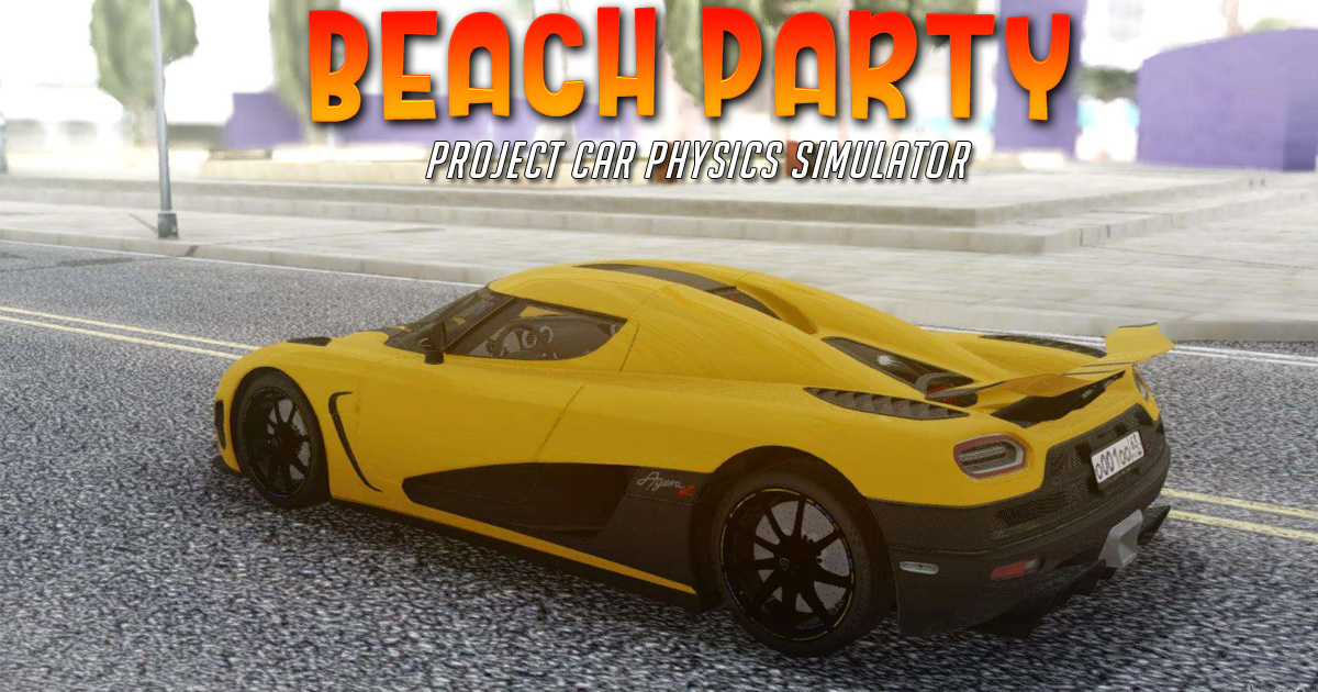 Paradise Beach Project Car Physics Simulator - 天堂海滩项目汽车物理模拟器