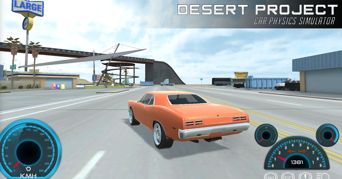 Desert Project Car Physics Simulator - 沙漠项目汽车物理模拟器