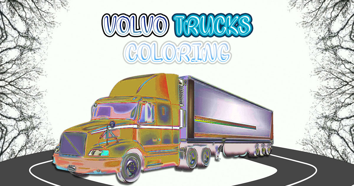 Volvo Trucks Coloring - 沃尔沃卡车着色