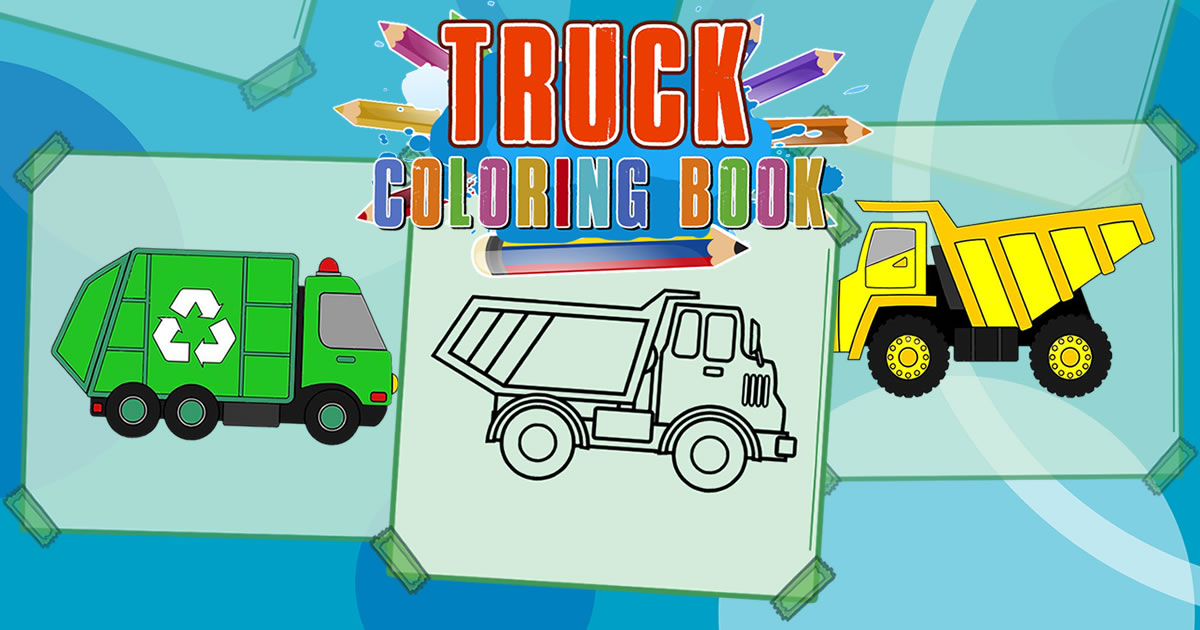 Truck Coloring Book - 卡车图画书