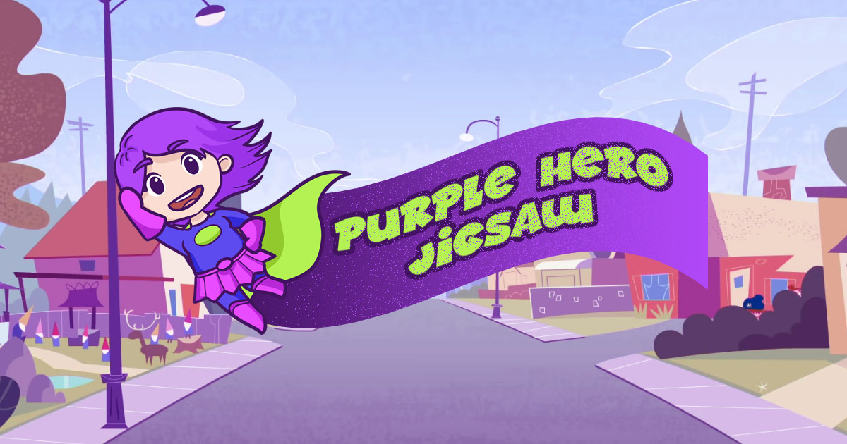 Purple Hero Jigsaw - 紫色英雄拼图