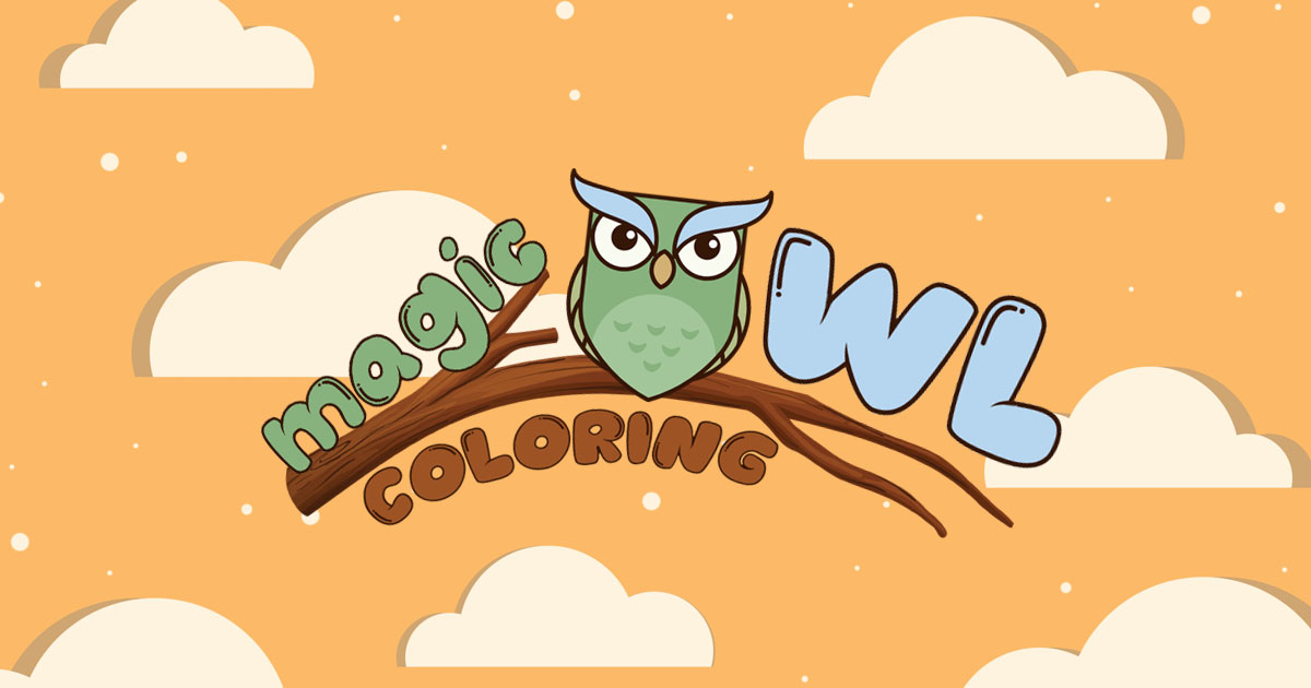 Magic Owl Coloring - 魔法猫头鹰着色