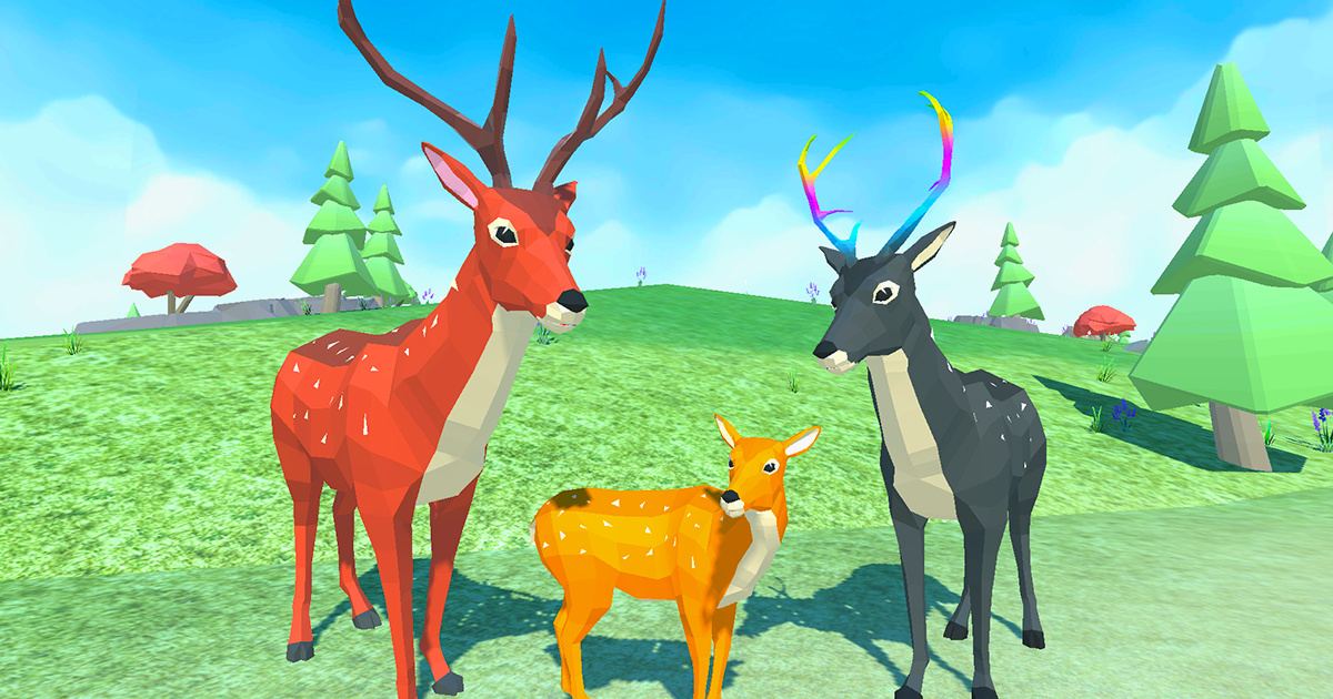 Deer Simulator Animal Family - 鹿模拟器动物家庭