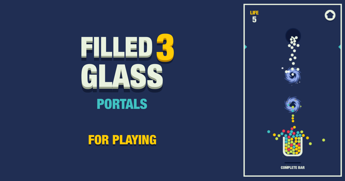 Filled Glass 3 Portals - 填充玻璃 3 门户