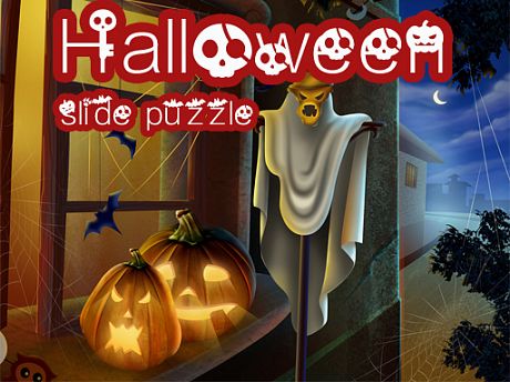 Halloween Slide Puzzle - 万圣节幻灯片拼图