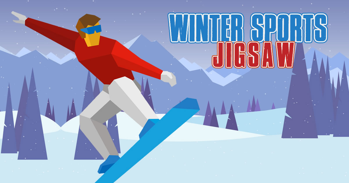 Winter Sports Jigsaw - 冬季运动拼图