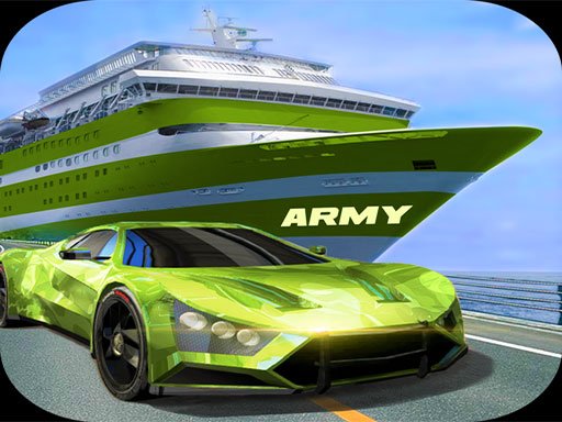 Army Truck Car Transport Game - 陆军卡车汽车运输游戏