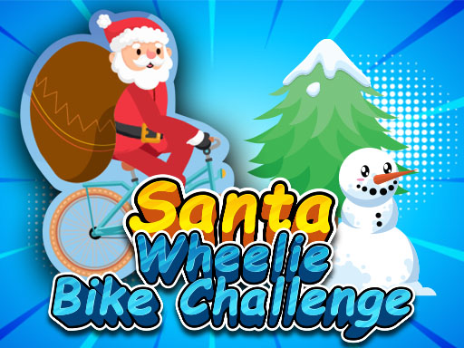 Santa Wheelie Bike Challenge - 圣诞老人轮式自行车挑战