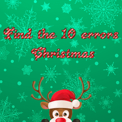 Find 10 errors - CHRISTMAS - 找出 10 个错误 - 圣诞节