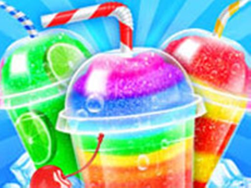 Rainbow Frozen Slushy Truck - Summer Desserts - Rainbow Frozen Slushy Truck - Summer Desserts