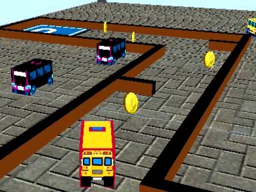 School Bus 3D Parking - School Bus 3D Parking