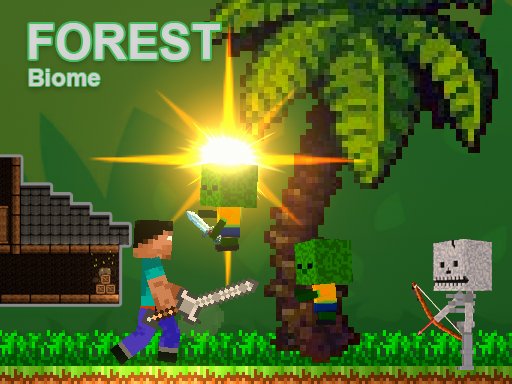 Noob vs Zombies - Forest biome - Noob vs Zombies - Forest biome