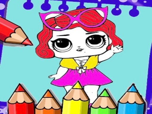 Coloring Dolls Book - Coloring Dolls Book