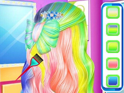 Fashion Rainbow Hairstyle Design - Fashion Rainbow Hairstyle Design