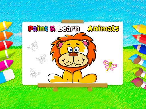 Paint and Learn Animals - Paint and Learn Animals