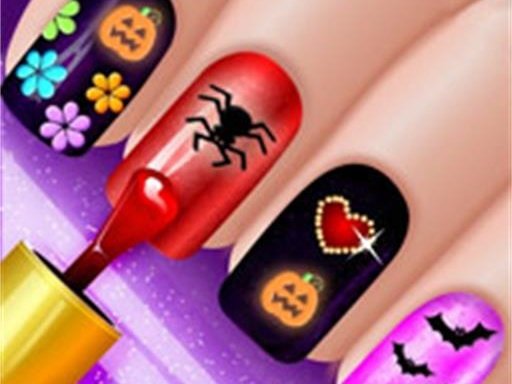 Glow-Halloween-Nails-Game - Glow-Halloween-Nails-Game