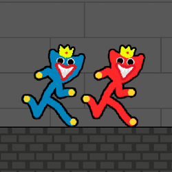 Red and Blue Stickman Huggy 2 - Red and Blue Stickman Huggy 2